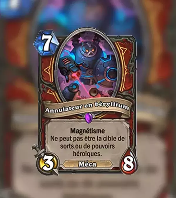 Hearthstone Projet Armageboum : Annulateur en bérylium