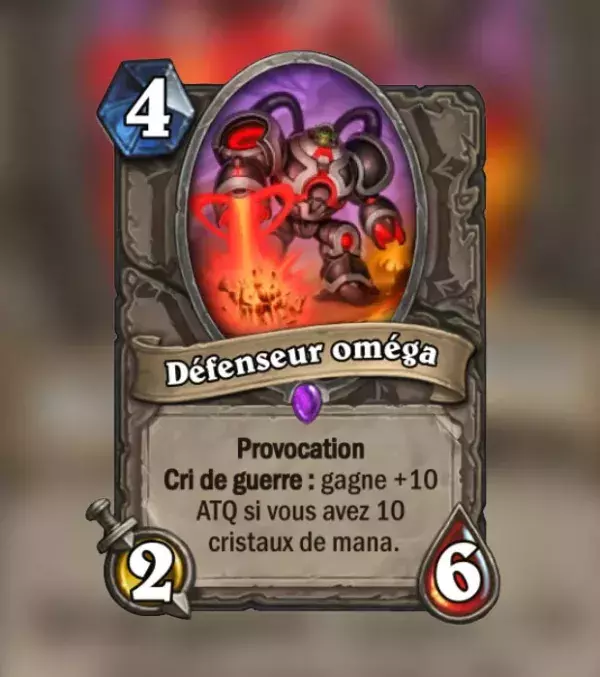 Hearthstone Projet Armageboum : défenseur oméga