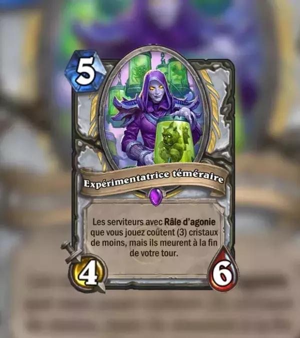 Hearthstone Projet Armageboum : Expérimentatrice téméraire