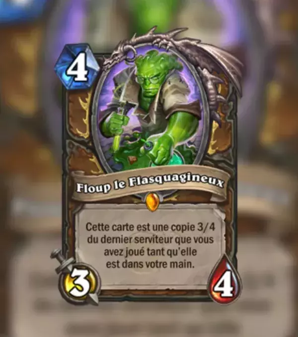 Hearthstone Projet Armageboum : Floup le Flasquagineux