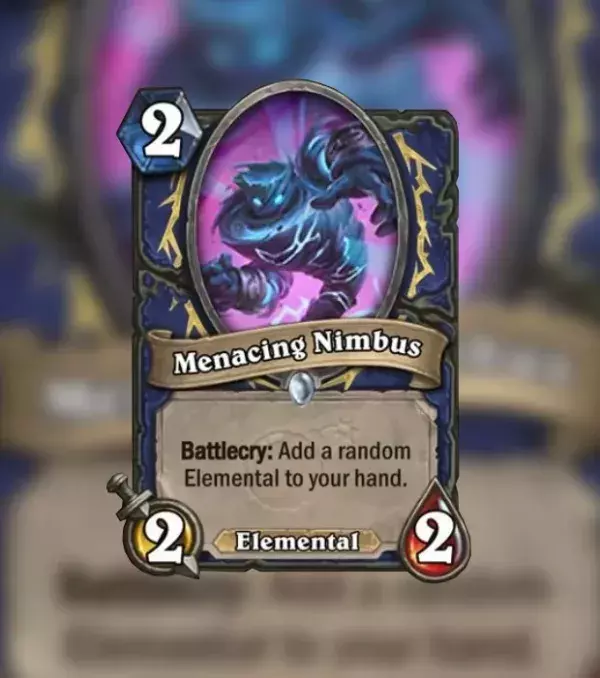 Hearthstone Projet Armageboum : Menacing Nimbus