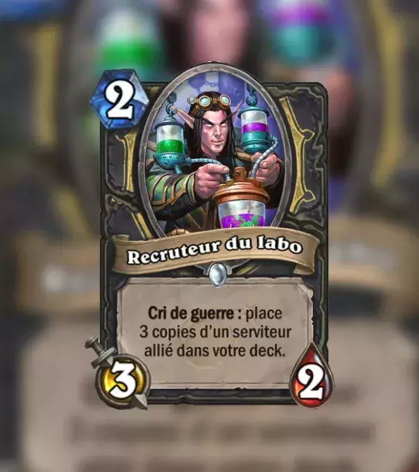 Hearthstone Projet Armageboum : Recruteur du labo