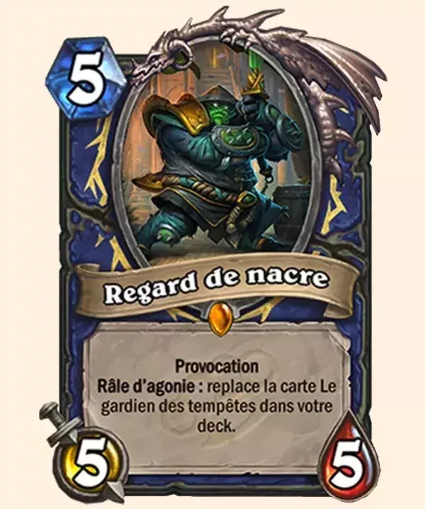 Hearthstone : Regard de nacre est trop lent pour les decks de Chaman les plus efficaces