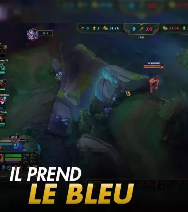 Il préfère prendre le bleu