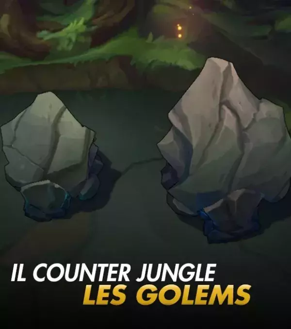 Il prend les golems à la place