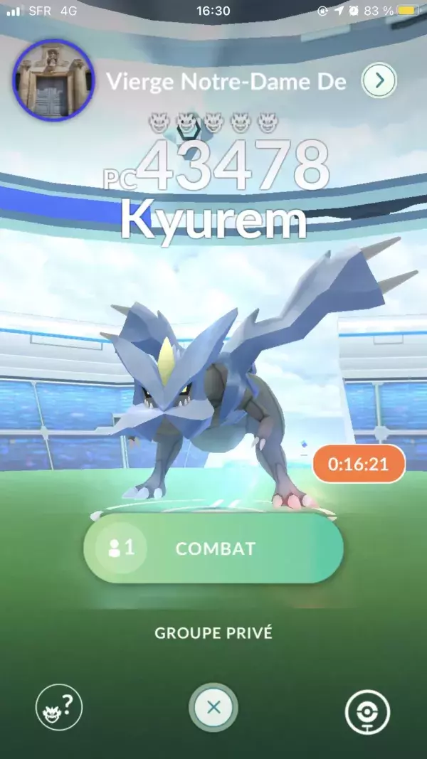 Kyurem - Pokémon de type Dragon et Glace
