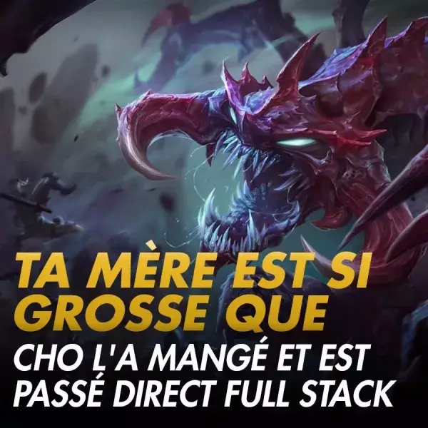 Le max de stack de Cho est maintenant de 255