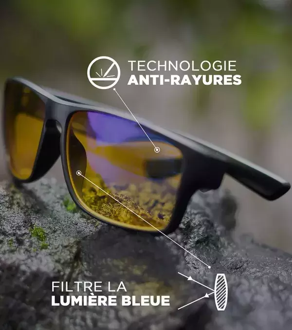 Les lunettes antireflet et lumière bleue GAMING de Horus X