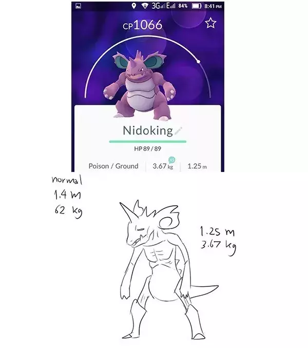 Les vraies formes des Pokémon : Nidoking n'est pas aussi féroce que ça au final