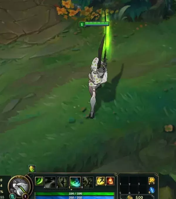 Maître Yi avec le skin de Genji