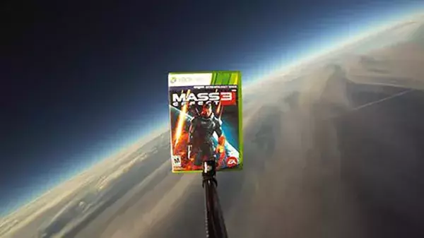 Mass Effect 3 : des copies du jeu envoyées dans l'espace et la communauté lancée à leur recherche