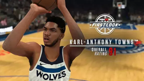 Note NBA 2k18 de Karl-Anthony Towns