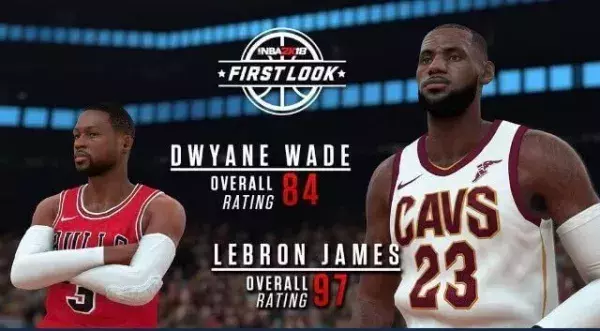 Note NBA 2k18 de LeBron James