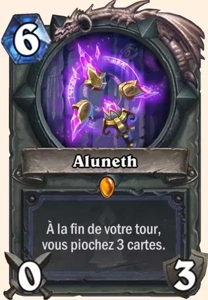 Nouvelle carte hearthstone : Aluneth
