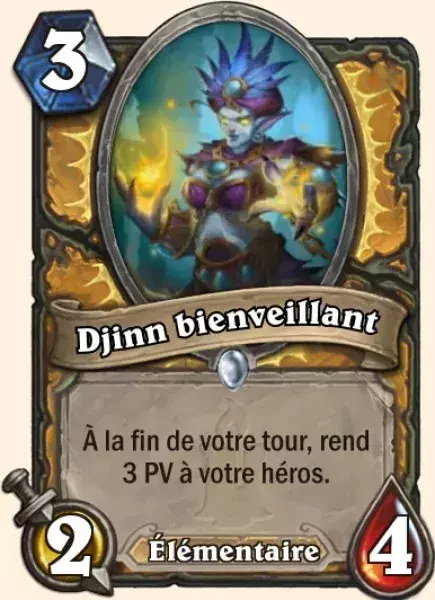 Nouvelle carte Hearthstone, Kobolds et Catacombes : Djinn bienveillant