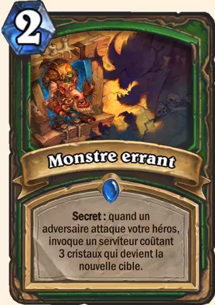 Nouvelle carte hearthstone : Monstre errant