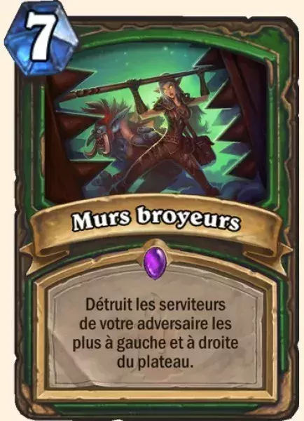 Nouvelle carte hearthstone : Murs broyeurs