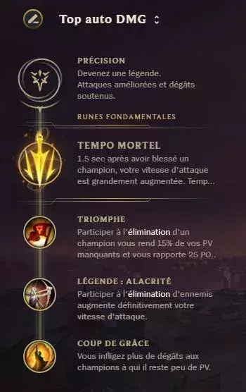 Nouvelle runes top