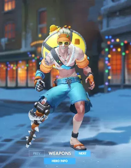 Overwatch : Skin légendaire Chacal - Plage