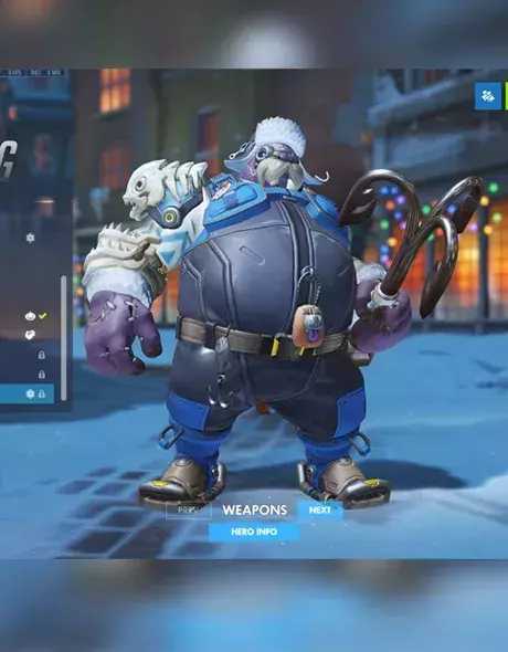Overwatch : Skin légendaire Chopper - Pêcheur sur glace