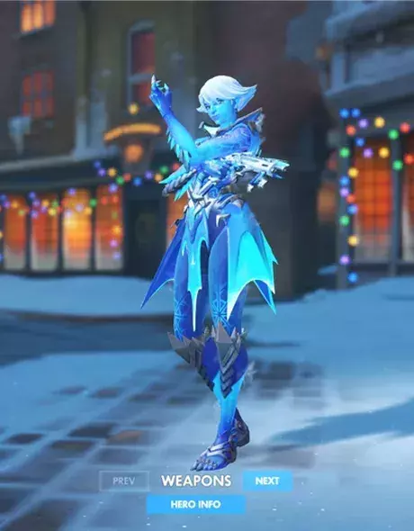 Overwatch : Skin légendaire Sombra - Givre