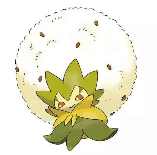 Pokémon Epée et Bouclier : Blancoton de type Plante. Il est l'évolution de Tournicoton