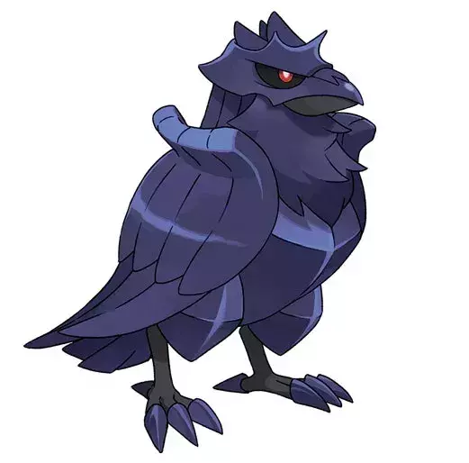 Pokémon Epée et Bouclier : Corvaillus de type Acier et Vol