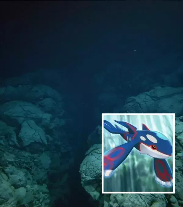 Pokémon Go légendaires : la fosse des Mariannes pour Kyogre