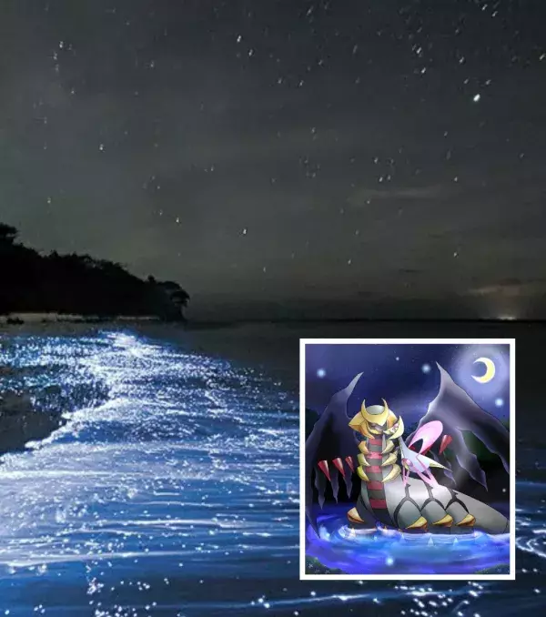 Pokémon Go légendaires : La mer d'étoiles de l'île Vaadhoo aux Maldives pour Cresselia