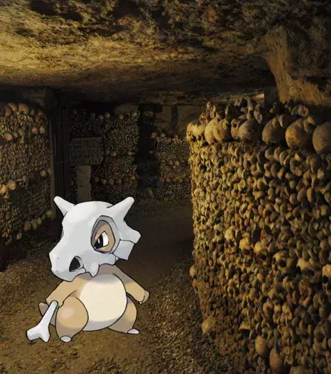 Pokémon Go légendaires : Les catacombes de Paris pour Osselait