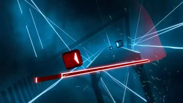 2. Beat Saber, jeu sur PSVR