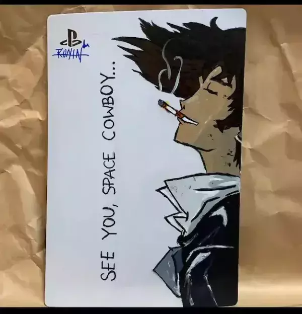 Cette PS5 Custom ravira les fans de Cowboy Bebop !