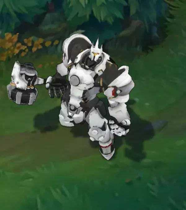 Sion avec le skin de Reinhardt