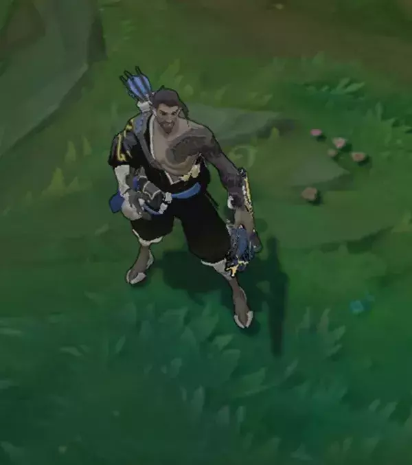 Varus avec le skin de Hanzo