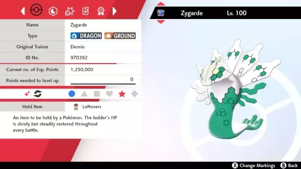 Zygarde - Pokémon de type Dragon et Sol