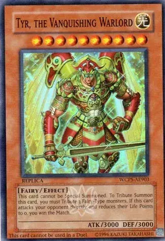 4. Tyr, le Victorieux Seigneur de la Guerre (WCPS-EN801) - 198 888 dollars