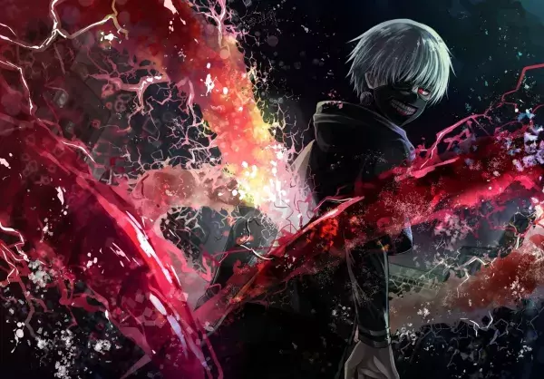 Fond d'écran manga Tokyo Ghoul