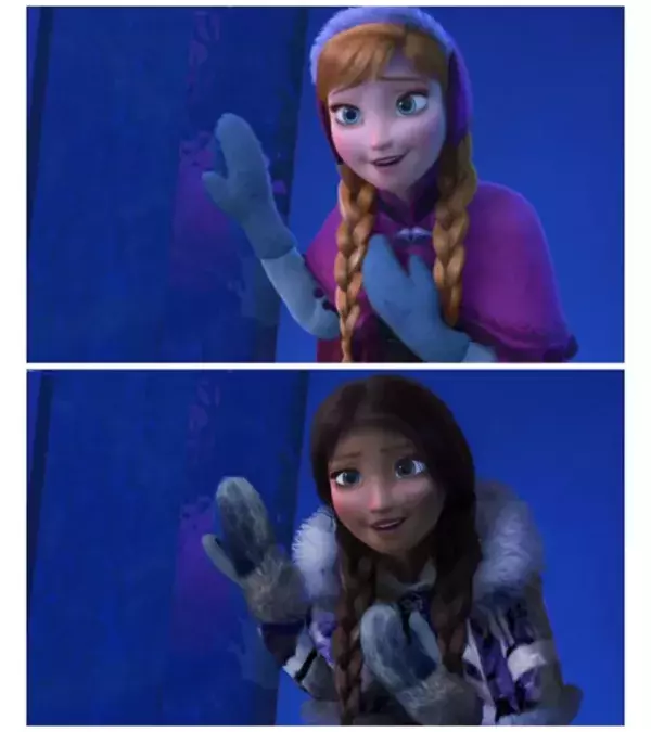 Anna (de La Reine des Neiges) elle aussi imaginée sous des traits Inuits !