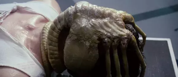 Appareil respiratoire alien : le Facehugger tel qu'il apparait dans le film