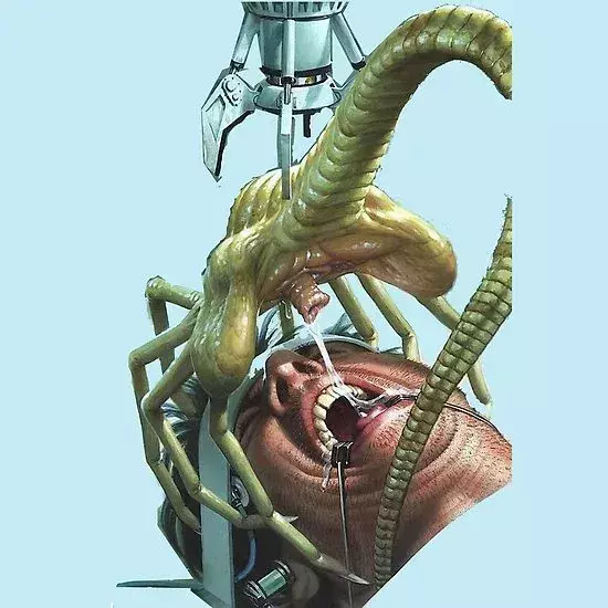 Appareil respiratoire alien : ou bien le poster, plus distingué