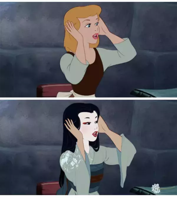 Cendrillon imaginée sous des traits japonais !