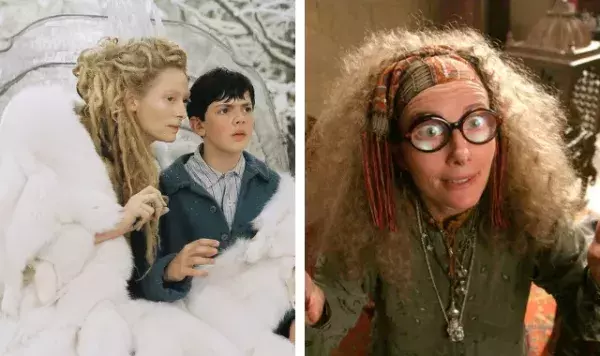 Tilda Swinton, de La Sorcière Blanche au professeur Trelawney, il n’y avait qu’un petit pas