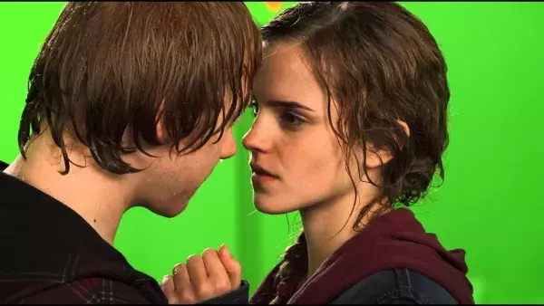Hermione et Ron dans Harry Potter