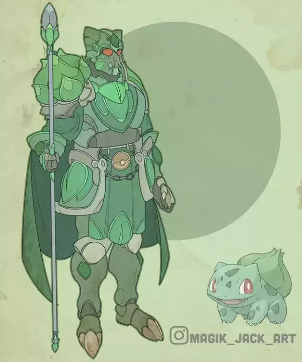 4. Bulbizarre en mode samouraï