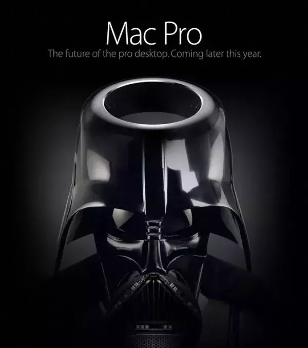Il est vrai que le nouveau design du Mac Pro d'Apple ressemble étrangement à Dark Vador