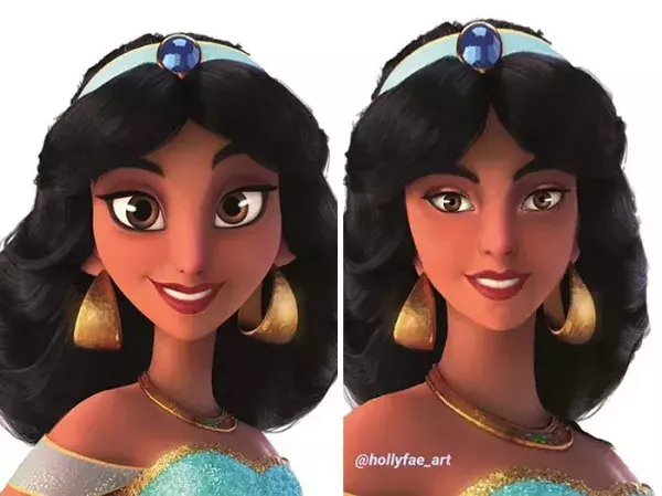 Jasmine (Aladdin) - revue par l'artiste Holly Fae