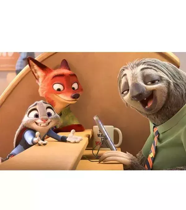 Judy, Nick et Flash - Zootopie