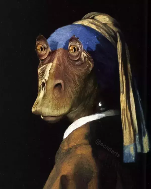 Le jeune Jar Jar à la perle