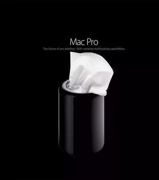 Le Mac Pro d'Apple détourné en boîte à mouchoirs