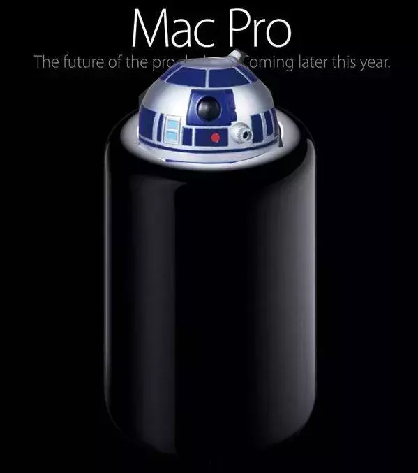 Le nouveau design du Mac Pro d'Apple détourné en R2D2